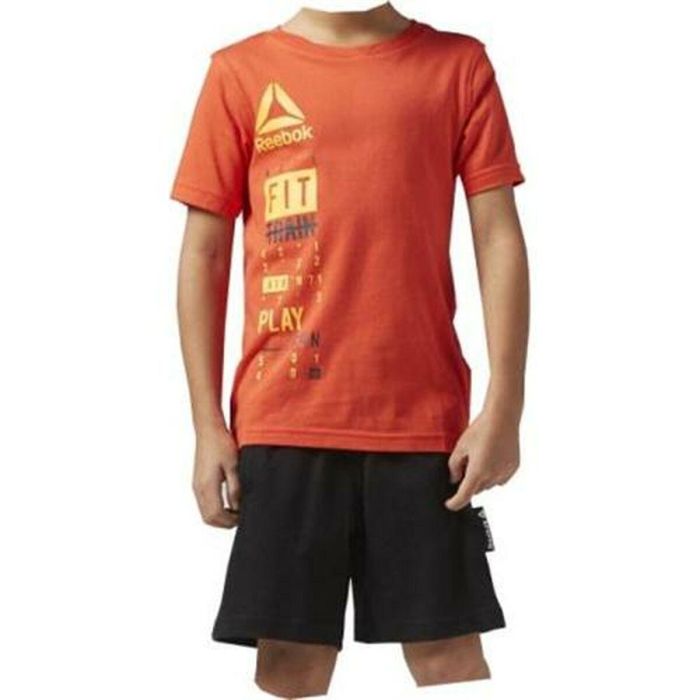 Conjunto Deportivo para Niños Reebok BK4380 Naranja 2