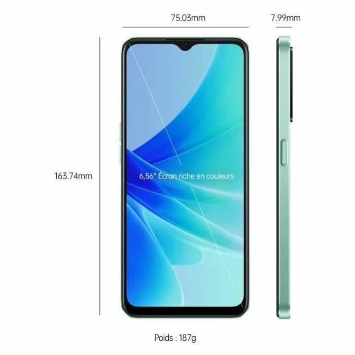 Smartphone Oppo A57 6,56" 4 GB RAM Android 12 Octa Core 2.3 GHz 64 GB 1 Smartphone Oppo A57 6,56" 4 GB RAM Android 12 Octa Core 2.3 GHz 64 GB 1
