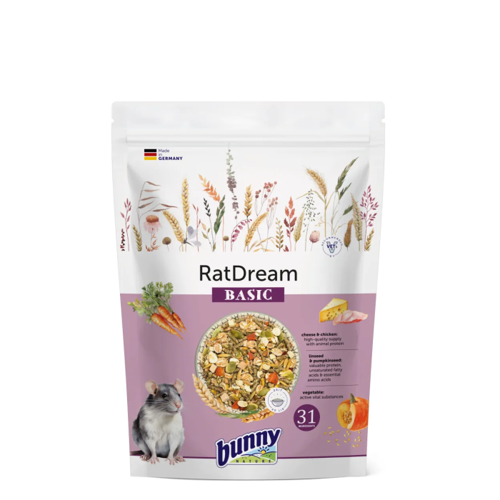 Bunny Nature Alimento Sueño Básico para Rata 500 gr