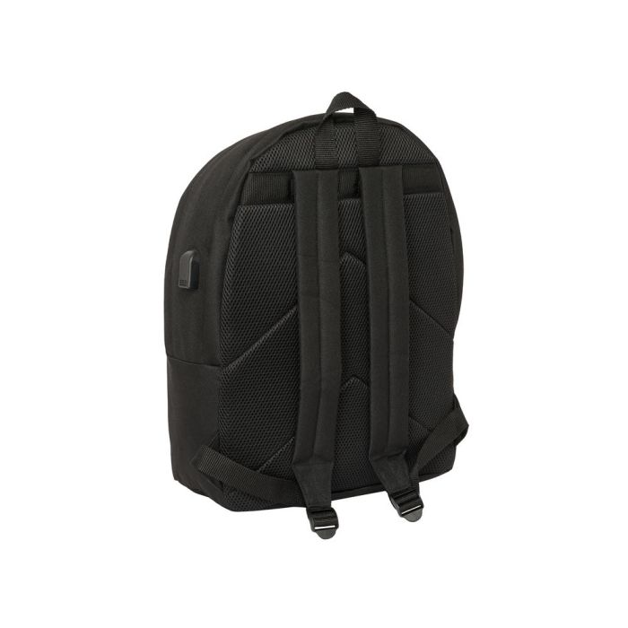 Mochila Safta Doble Para Portatil 15,6-' + Usb Kings League El Barrio 440x310x180 mm 1