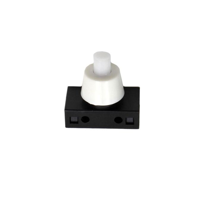 Edm Interruptor unipolar pulsador 2A 250V blanco