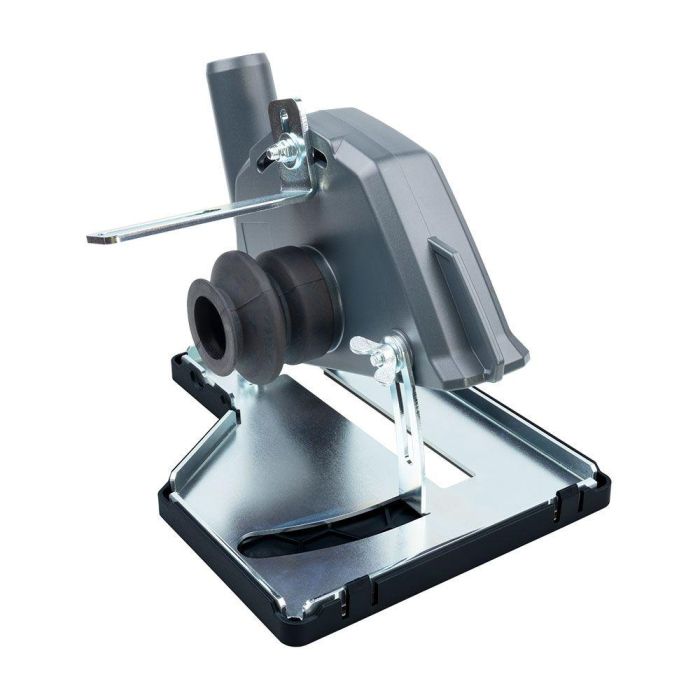 Wolfcraft Soporte guía de aspiración de polvo y guía para amoladora angular ø115-125mm, trabajo sin polvo, conexión aspiradora ø32-36mm 1