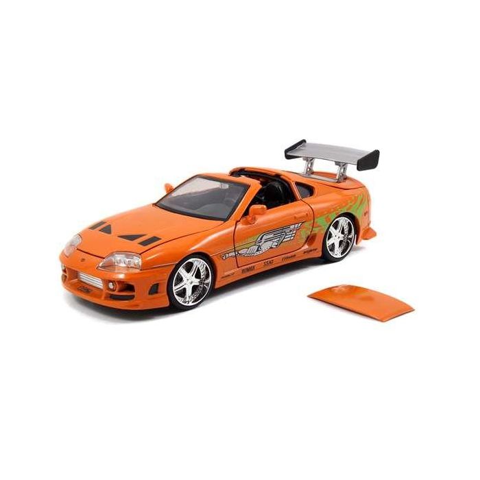 Coche metal supra fast&furious con figura brian escala 1:24 13 Coche metal supra fast&furious con figura brian escala 1:24 13