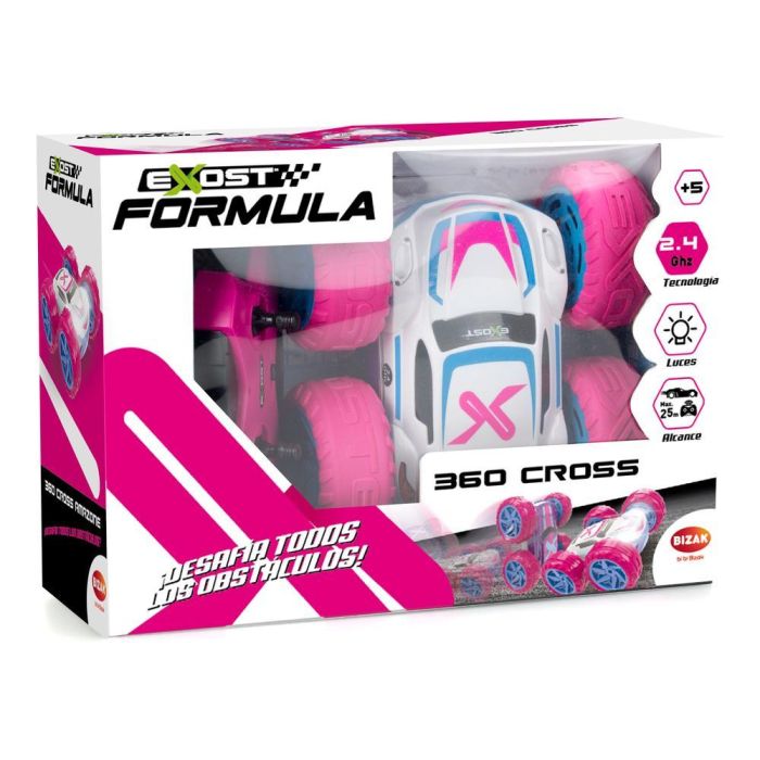 Bizak Exost 360 Cross Amazone Coche Radiocontrol Doble Cara Giro 360º Luces LED 4
