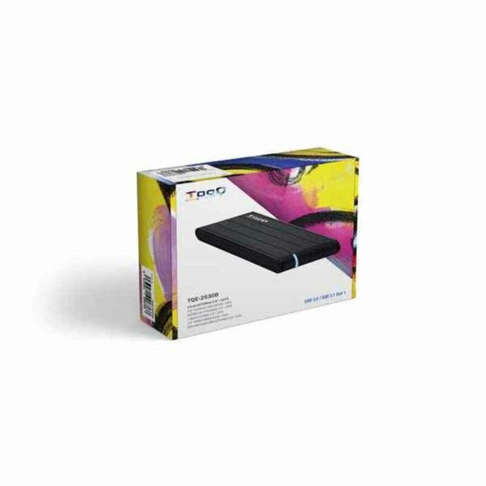 TooQ TQE-2530B Caja Externa Disco Duro 2.5" USB 3.1 Gen 1 (5Gbps) SATA I/II/III hasta 4TB UASP Aluminio Negro 1 TooQ TQE-2530B Caja Externa Disco Duro 2.5" USB 3.1 Gen 1 (5Gbps) SATA I/II/III hasta 4TB UASP Aluminio Negro 1