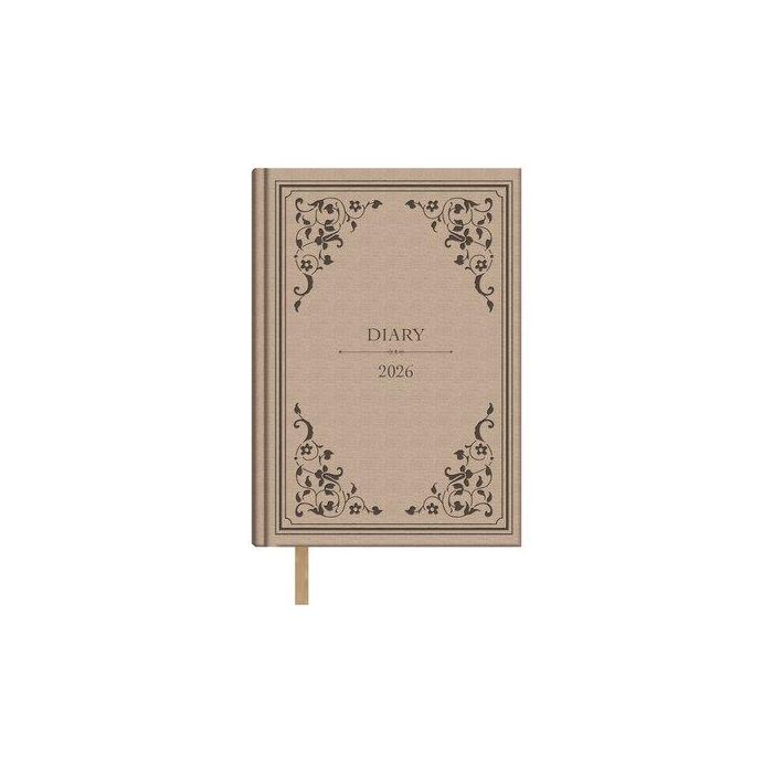 Agenda Anual (2026) Dohe Victorian Cosida Tapa Extra 140X200 D/P Beige