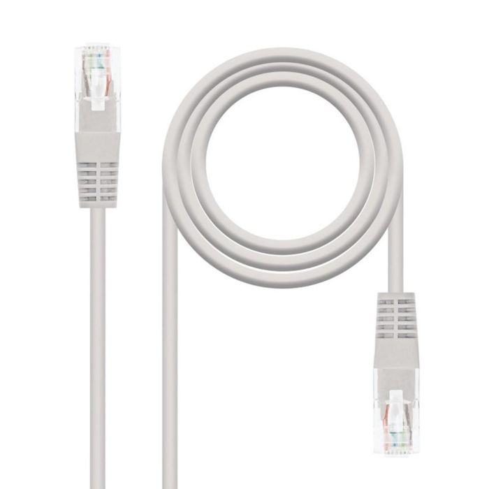 Cable de Red RJ45 UTP Nanocable 10.20.0401 Cat.6/ 1m/ Gris Cable de Red RJ45 UTP Nanocable 10.20.0401 Cat.6/ 1m/ Gris