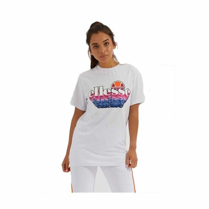 Camiseta de Manga Corta Mujer Ellesse Zingha Blanco L 4 Camiseta de Manga Corta Mujer Ellesse Zingha Blanco L 4