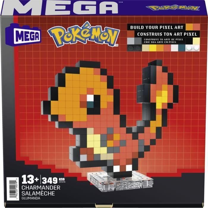 MEGA Pokémon Charmander Juego de construcción retro de 349 piezas - MEGA Pokémon - HTH76 1 MEGA Pokémon Charmander Juego de construcción retro de 349 piezas - MEGA Pokémon - HTH76 1