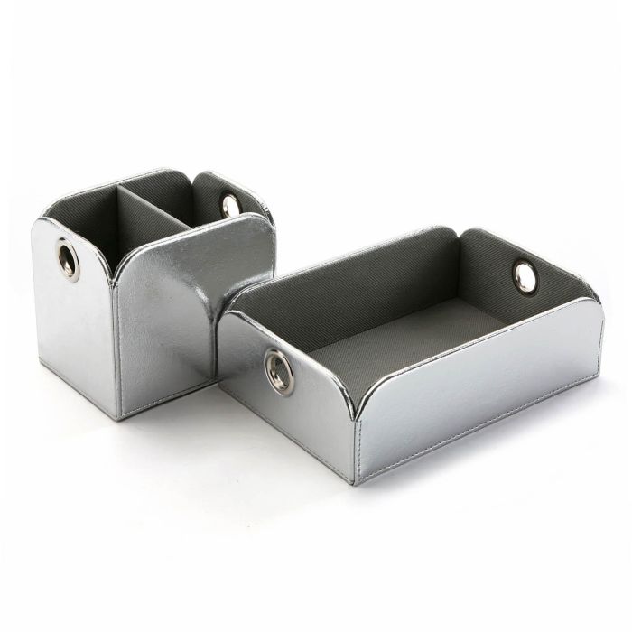 Portamandos Silver Versa 9X10CM (4 Unidades) 3 Portamandos Silver Versa 9X10CM (4 Unidades) 3