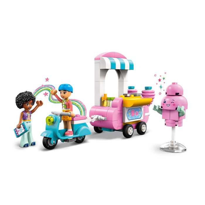 LEGO Friends 42643 Puesto de algodón de azúcar y patinete - Juguete para niñas a partir de 6 años 1