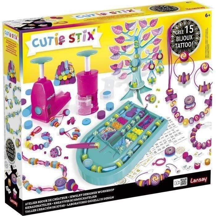 Cutie Stix - Taller de Joyería de Diseño - Actividades Artísticas - Creación de Joyas - A partir de 6 años - Lansay Cutie Stix - Taller de Joyería de Diseño - Actividades Artísticas - Creación de Joyas - A partir de 6 años - Lansay