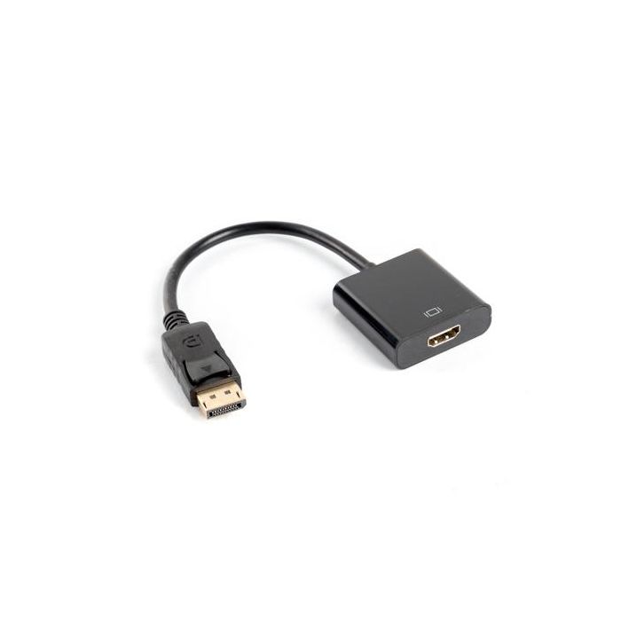 Lanberg Adaptador DisplayPort Macho a HDMI Hembra, 1920x1200 px, Cable 10 cm