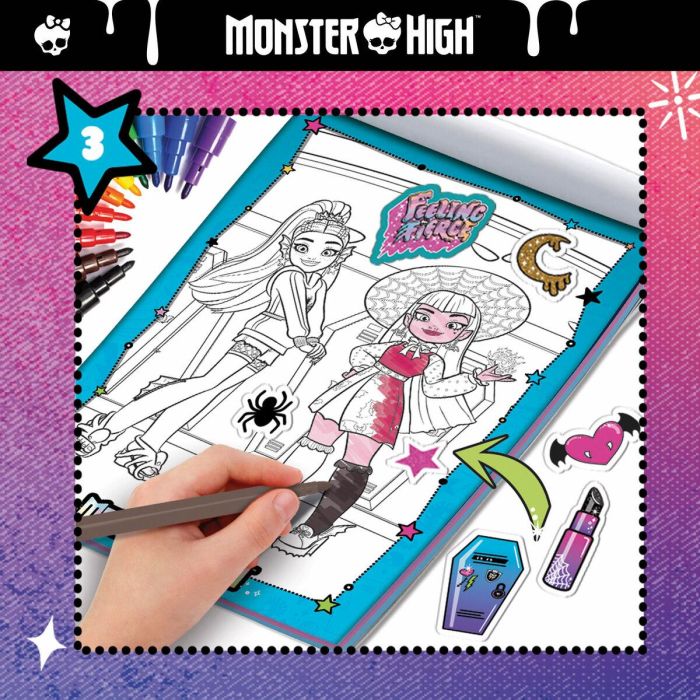 Set de Dibujo Monster High (6 Unidades) 2 Set de Dibujo Monster High (6 Unidades) 2