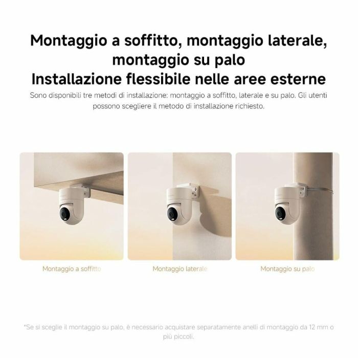 Xiaomi CW300 Cámara de Seguridad IP Interior y Exterior Inalámbrico y Cableado 2560 x 1440 Píxeles Torreta Blanco 8