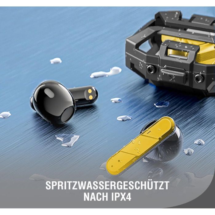 4smarts TWS Bluetooth Kopfhrer GameBuds. gelb 1 4smarts TWS Bluetooth Kopfhrer GameBuds. gelb 1