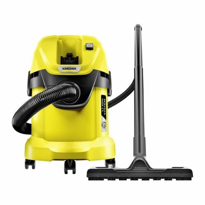 Aspirador de agua y polvo inalámbrico KARCHER WD 3 - Función soplador - Depósito de 17 L - 300 W 1