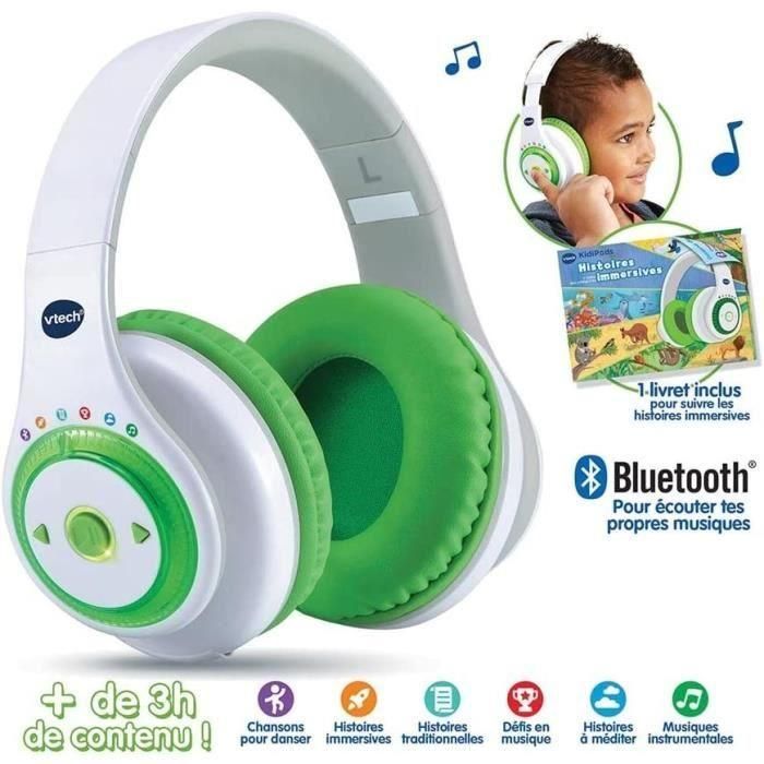 VTech Kidipods Max - Auriculares interactivos 7 en 1 para niños con contenido de audio integrado y calidad de sonido limitada a 85dB 5 VTech Kidipods Max - Auriculares interactivos 7 en 1 para niños con contenido de audio integrado y calidad de sonido limitada a 85dB 5