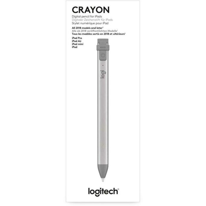 Logitech LOG5099206087828 Lápiz Digital Versátil para iPad (todos los modelos 2018 y posteriores) Gris 1