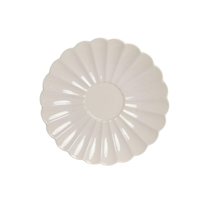 DKD Home Decor Set de 6 Tazas de Café Blancas de Porcelana 150ml - 8 x 7 x 10.5 cm 1