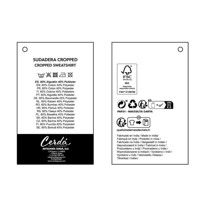 Cerdá Sudadera Cotton Brushed Hello Kitty Kuromi Black Talla 12 Años 7