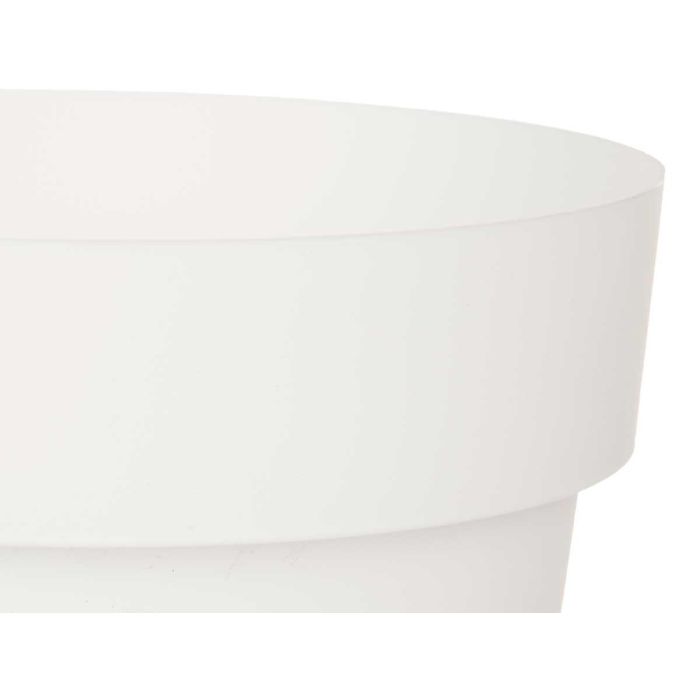 Maceta de plástico blanca Ibergarden 18 cm diámetro (12 Unidades) 2 Maceta de plástico blanca Ibergarden 18 cm diámetro (12 Unidades) 2