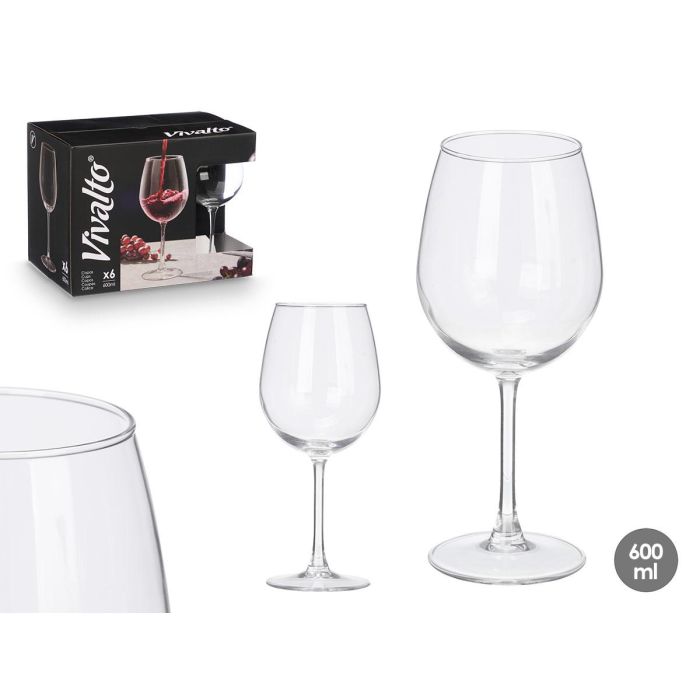Copa Vino 600 Ml Vivalto 9X22CM (24 Unidades) Copa Vino 600 Ml Vivalto 9X22CM (24 Unidades)