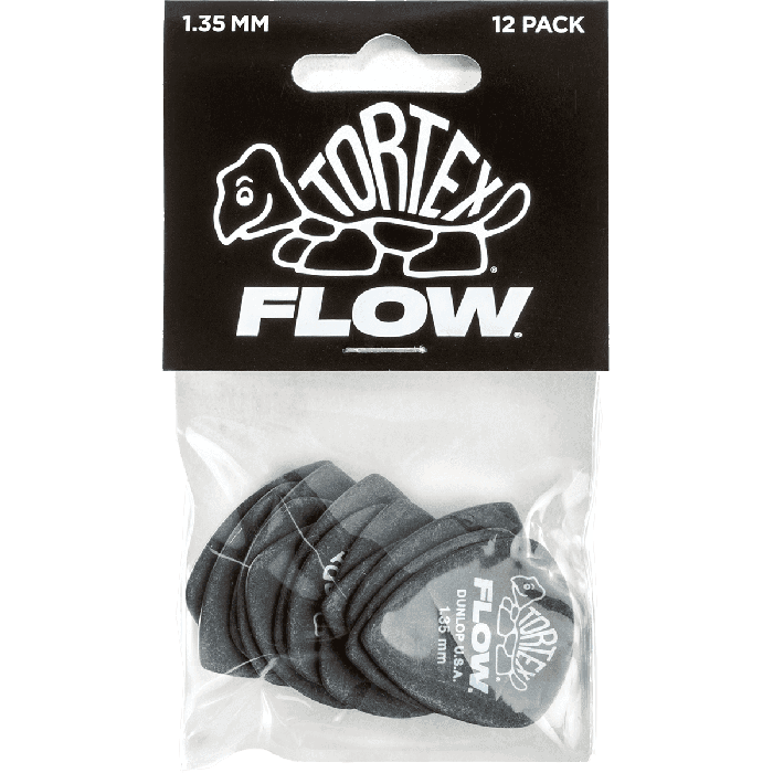 Dunlop Pack 12 Púas Tortex Flow - 1,35 Mm 0 Dunlop Pack 12 Púas Tortex Flow - 1,35 Mm 0