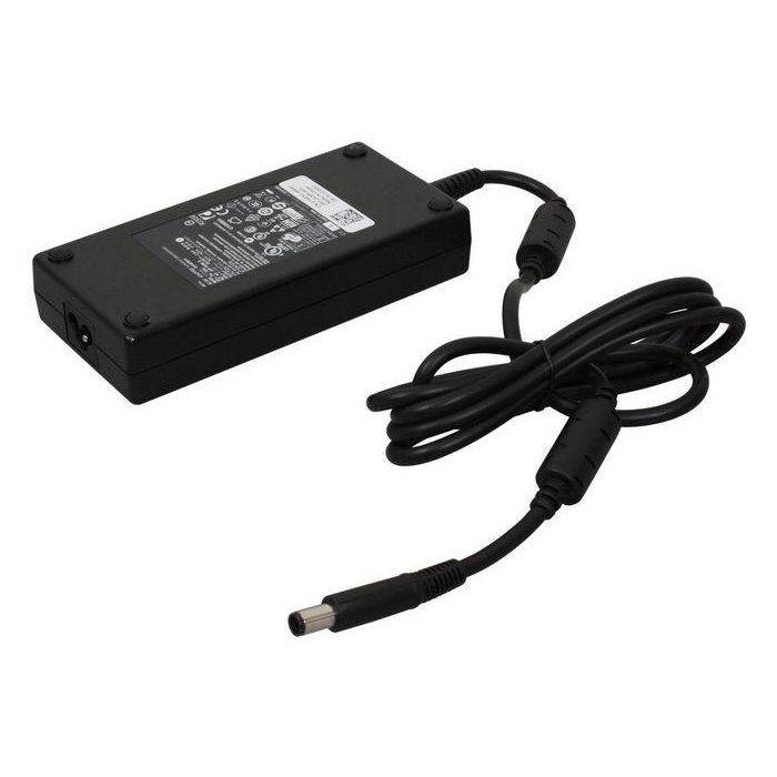 Dell Adaptador de Corriente AC Genuino para Portátil Dell, 180W, 19.5V, Conector 7.4mm, 3 Pines, Cable de Corriente C6