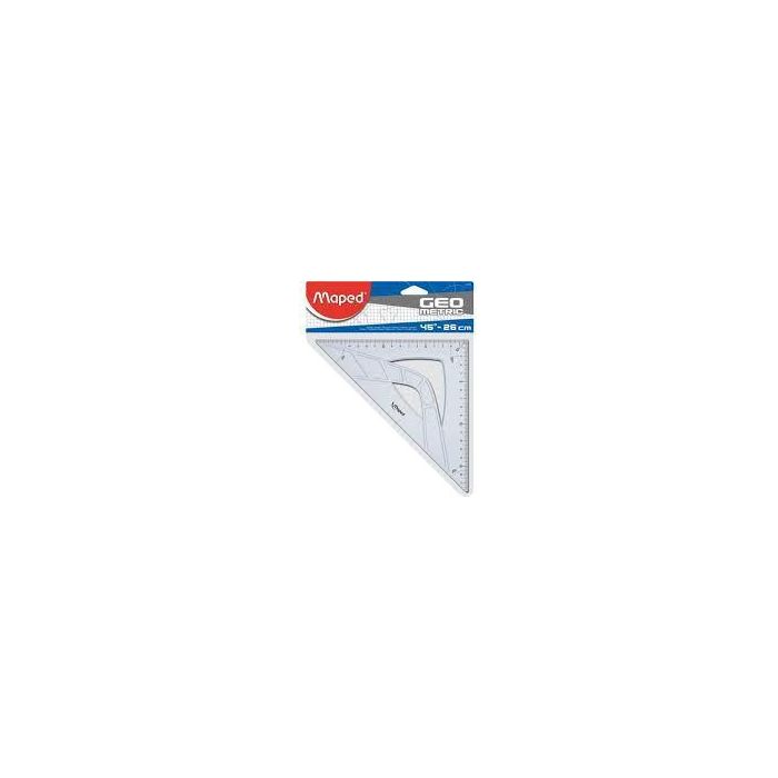 Maped Escuadra Geométrica 45° Hipotenusa 26 cm