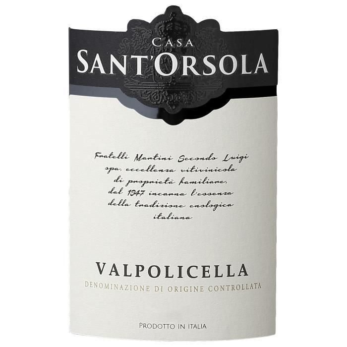 Sant'Orsola 2020 Valpolicella - Vino tinto de Italia 1