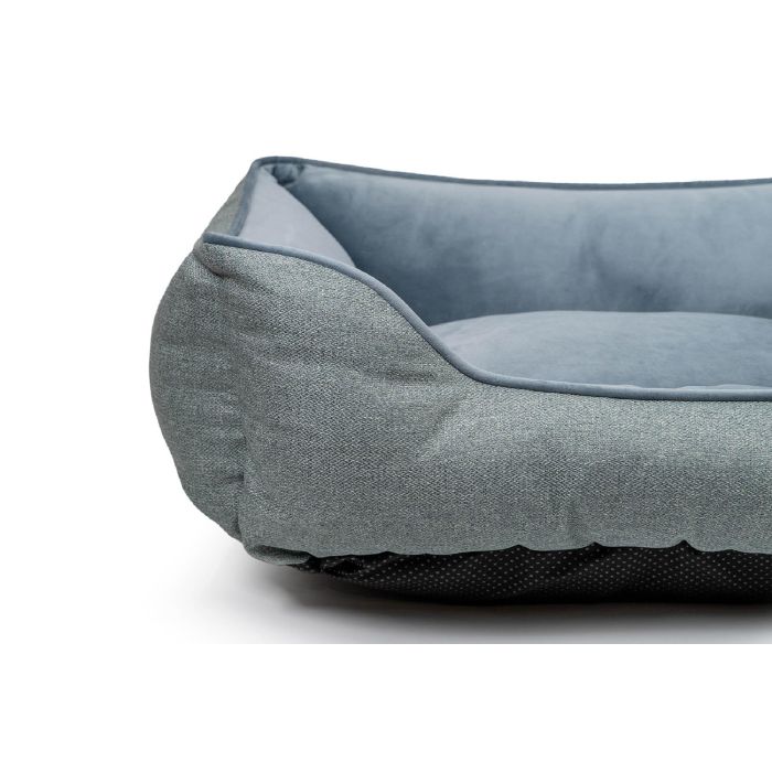Gloria Cuna Rectangular Cadaqués 80x65 cm Azul 100% Poliéster con Relleno Reciclado, Base Antideslizante y Lavable 3 Gloria Cuna Rectangular Cadaqués 80x65 cm Azul 100% Poliéster con Relleno Reciclado, Base Antideslizante y Lavable 3