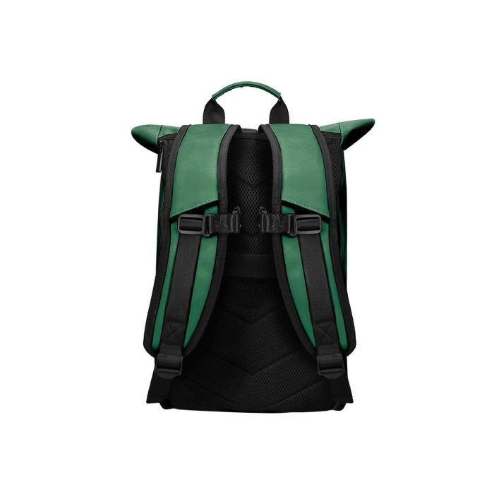 Cartera Antartik Mochila Waterproof Enrollable Diseño Casual Color Verde Militar 480x130x280 mm 3