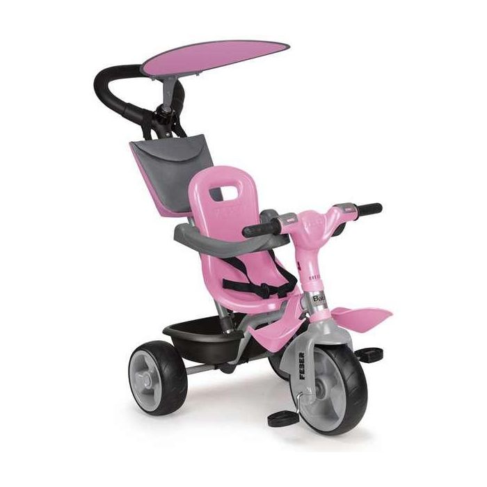 Feber Triciclo Baby Plus Music Rosa 91,2x98,3x51,5 cm 0 Feber Triciclo Baby Plus Music Rosa 91,2x98,3x51,5 cm 0