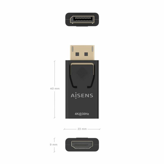 Adaptador DisplayPort a HDMI Aisens A125-0949 Negro 7