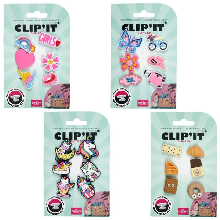 Home Deco Factory Juego de Charms Clip It, 6 unidades 5 Home Deco Factory Juego de Charms Clip It, 6 unidades 5