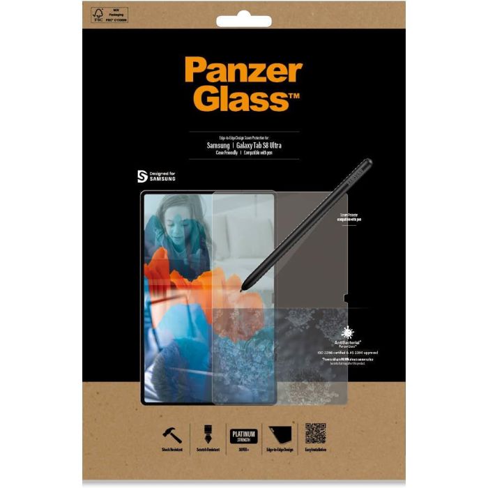 PanzerGlass Samsung Galaxy Tab S8 Ultra-Screen Protector Glass 9
