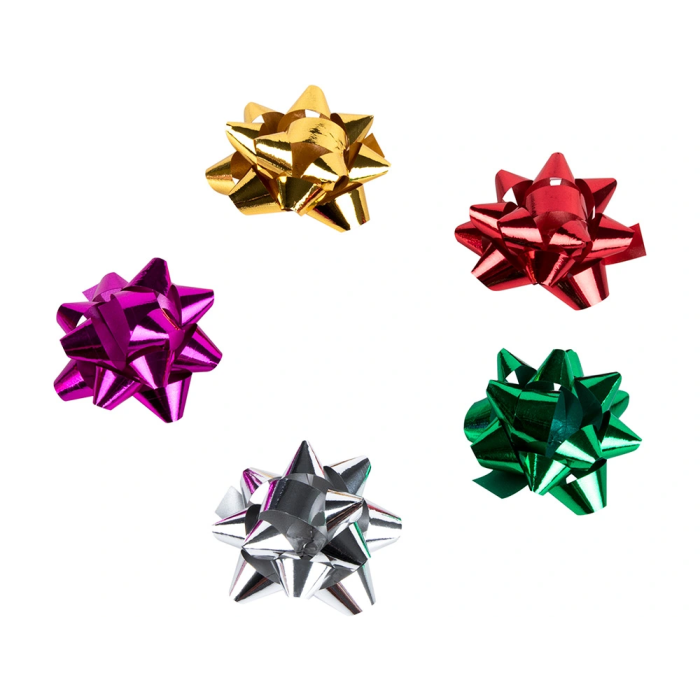 Liderpapel Lazos Fantasía Medianos Metalizados Colores Surtidos para Regalos 2