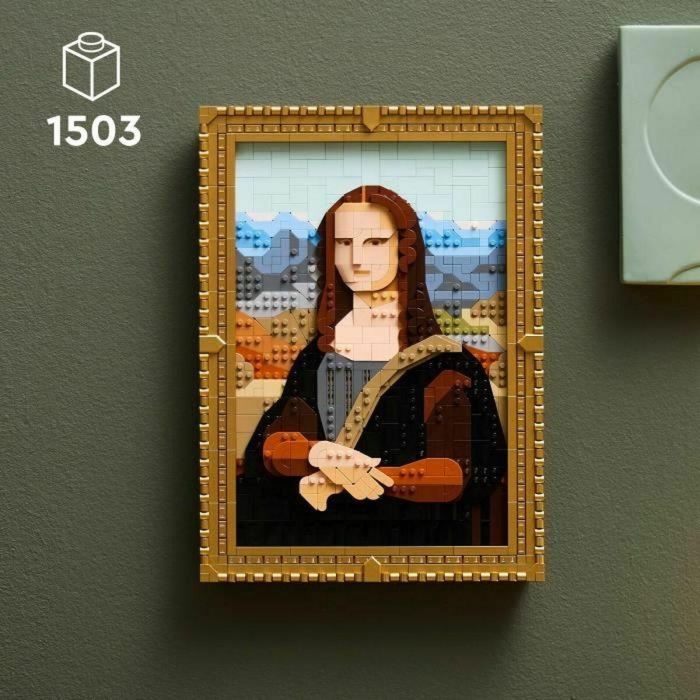 LEGO 31213 Art La Mona Lisa Set de Construcción de Maqueta para Pintar Réplica Obra de Arte de Leonardo da Vinci, Ideal Decoración 5