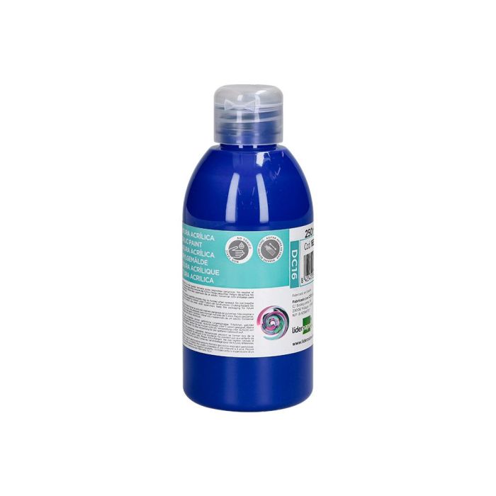 Pintura Acrilica Liderpapel Bote De 250 mL Azul Ultramar 1