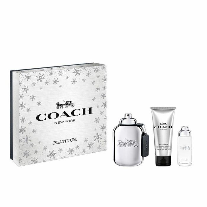 Set de Perfume Hombre Coach 3 Piezas Platinum 0 Set de Perfume Hombre Coach 3 Piezas Platinum 0