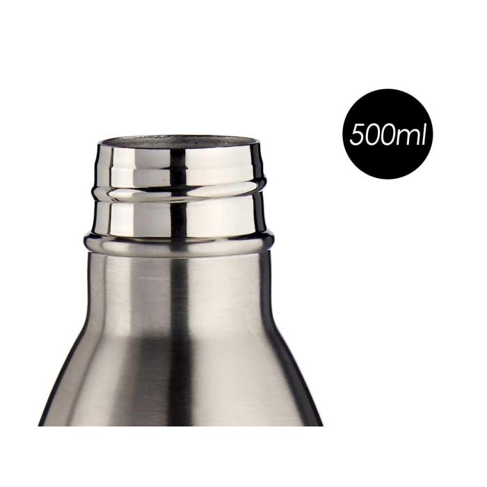 Termo Acero Botella 500Ml Kinvara 6X27CM (12 Unidades) 3 Termo Acero Botella 500Ml Kinvara 6X27CM (12 Unidades) 3