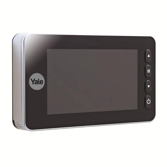 Yale Mirilla Digital con Grabador Foto/Video - Pantalla LCD 4.3" - Para Puertas 38-110 mm - Timbre Integrado