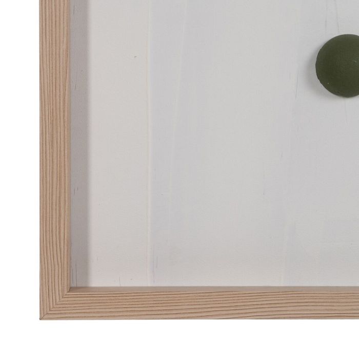 Cuadro Blanco Verde Beige 80 X 6 X 120 CM 3