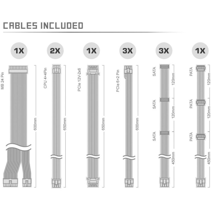 Asrock 90-UXS085-GFEABA Fuente de alimentación 850W 80 Plus Gold ATX Steel Legend totalmente modular Blanco 6 Asrock 90-UXS085-GFEABA Fuente de alimentación 850W 80 Plus Gold ATX Steel Legend totalmente modular Blanco 6