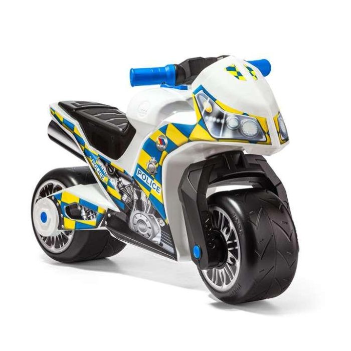 Correpasillos moto policia grande 73 cm