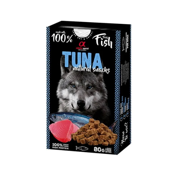 Alpha Spirit Spirit Canine Atun Natural Snack 6x80 gr