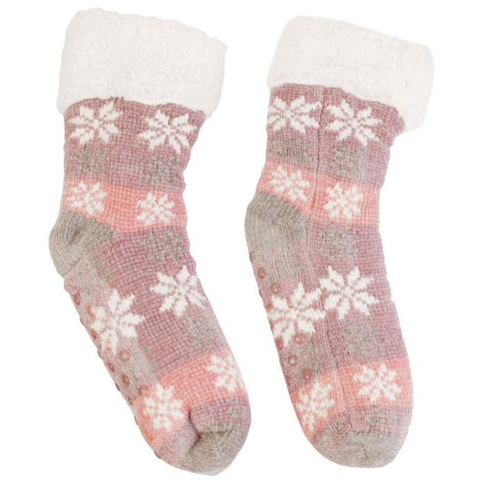 Sensly Calcetines Antideslizantes con Interior Sherpa para Pies Calientes y Suela Antideslizante 4 Sensly Calcetines Antideslizantes con Interior Sherpa para Pies Calientes y Suela Antideslizante 4