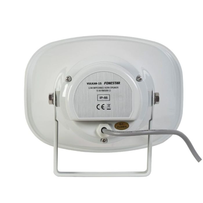 Fonestar Altavoz Exponencial Vulkan - 15W, IP66, Exterior, 113dB, 300-10.000Hz, Blanco 2 Fonestar Altavoz Exponencial Vulkan - 15W, IP66, Exterior, 113dB, 300-10.000Hz, Blanco 2