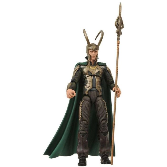 Diamond Select Toys Marvel Thor - Figura de Loki basada en la película, 18 cm con bastón ceremonial 1 Diamond Select Toys Marvel Thor - Figura de Loki basada en la película, 18 cm con bastón ceremonial 1